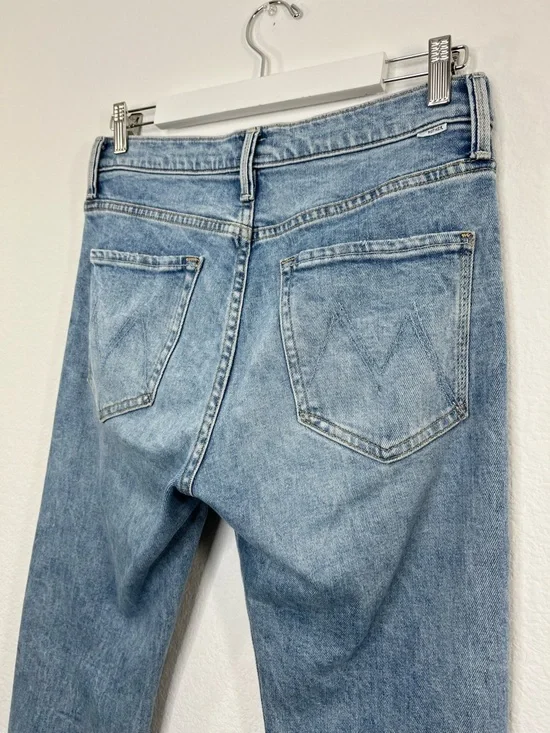 Mother Denim The Scrapper Cuff Ankle Fray in Sneak Peak size 27 - Picture 5 of 10